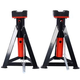 Adjustable Height Household Repairs Tools Car Jack Stands (Color: Black, Load Capacity: 3 Ton)