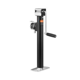 Utility Trailer Yacht Trailer Jack Stand with Handle (Color: Black A, Load Capacity: 5000 lbs)